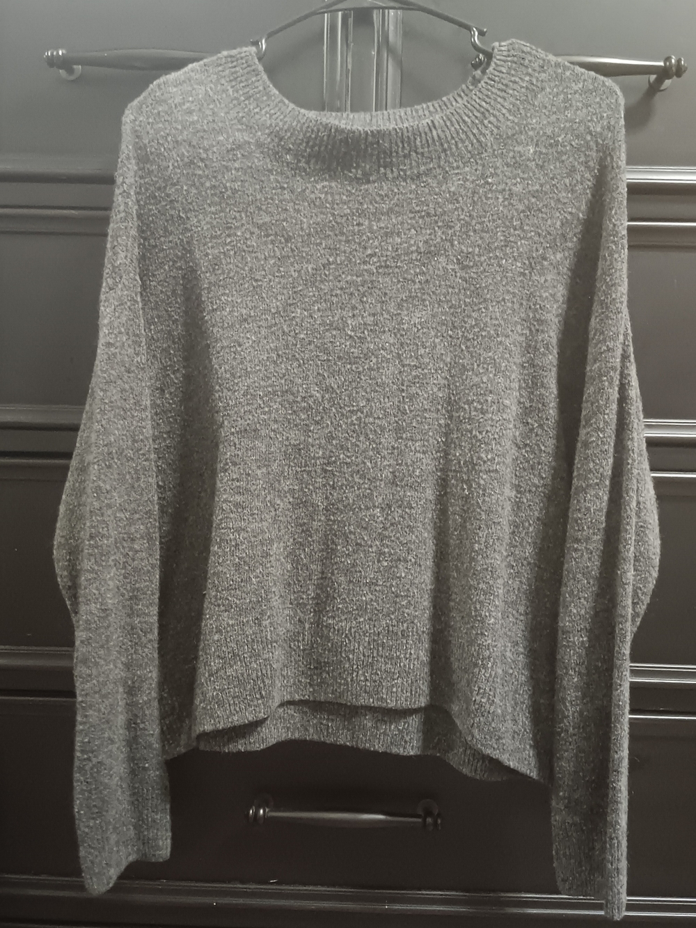 H&M Soft Gray Crewneck Sweater